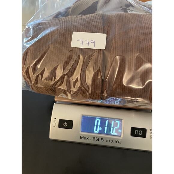 Vintage Womens Track Pants Small Brown Terry Velour Flare Leg Drawstring Y2K - Picture 10 of 10